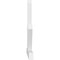 Ekena Millwork Saratoga Architectural Grade PVC Gable Bracket, 96"W x 56"H x 4"D x 6"F, 14/12 Pitch GBP096X56X0406SAR00 - alternate 2